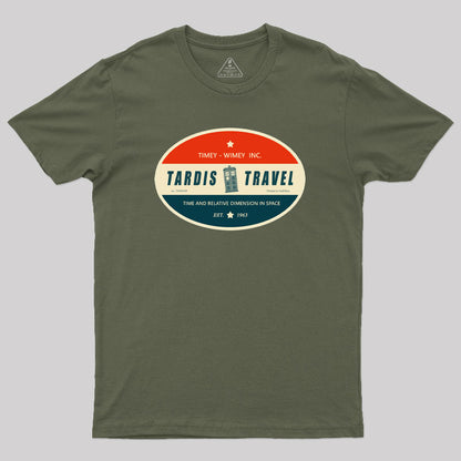 Tardis Travel Geek T-Shirt