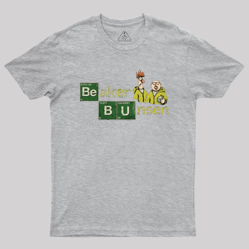 Beaker and Bunsen Breaking Muppets Geek T-Shirt