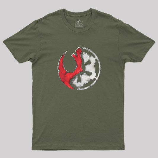 Shattered Rebel Empire Geek T-Shirt