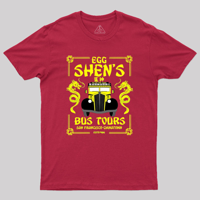 Egg Shen's Bus Tours Geek T-Shirt