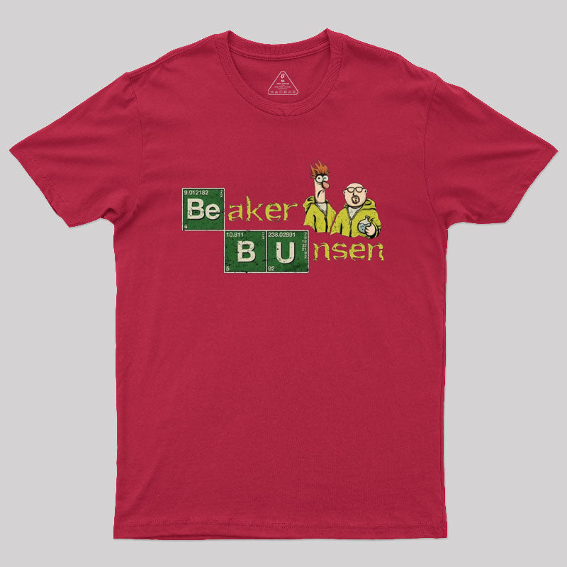 Beaker and Bunsen Breaking Muppets Geek T-Shirt