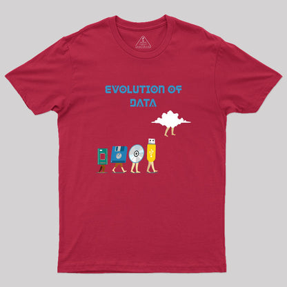 Data Evolution Data Pun Data Scientist Geek T-Shirt