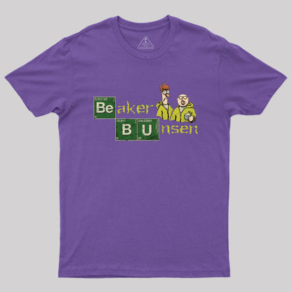 Beaker and Bunsen Breaking Muppets Geek T-Shirt