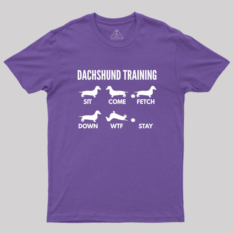 Dachshund Training Dachshund Dog Geek T-Shirt