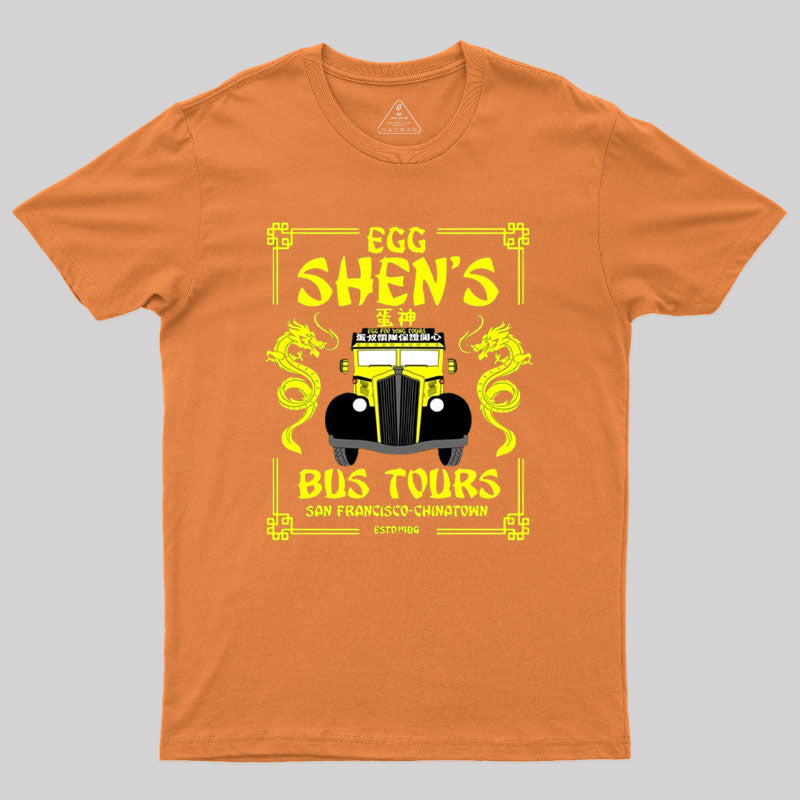 Egg Shen's Bus Tours Geek T-Shirt