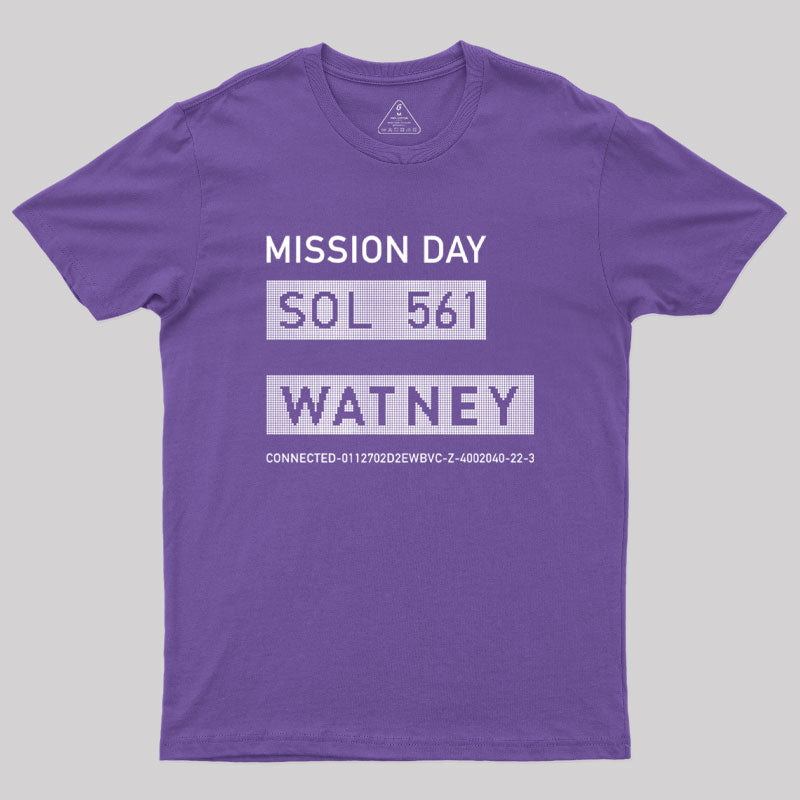 The Martian Watney Emblem Geek T-Shirt