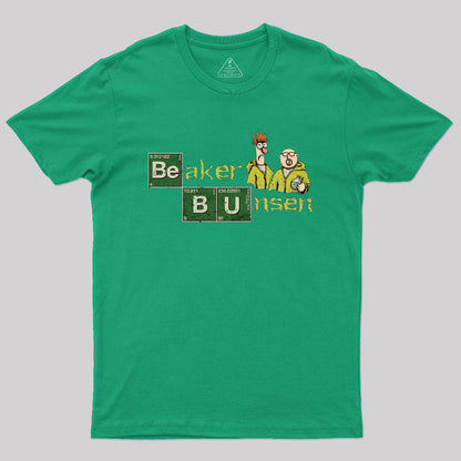 Beaker and Bunsen Breaking Muppets Geek T-Shirt