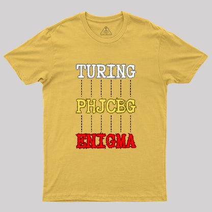 Turing and Enigma Geek T-Shirt