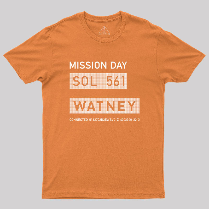 The Martian Watney Emblem Geek T-Shirt