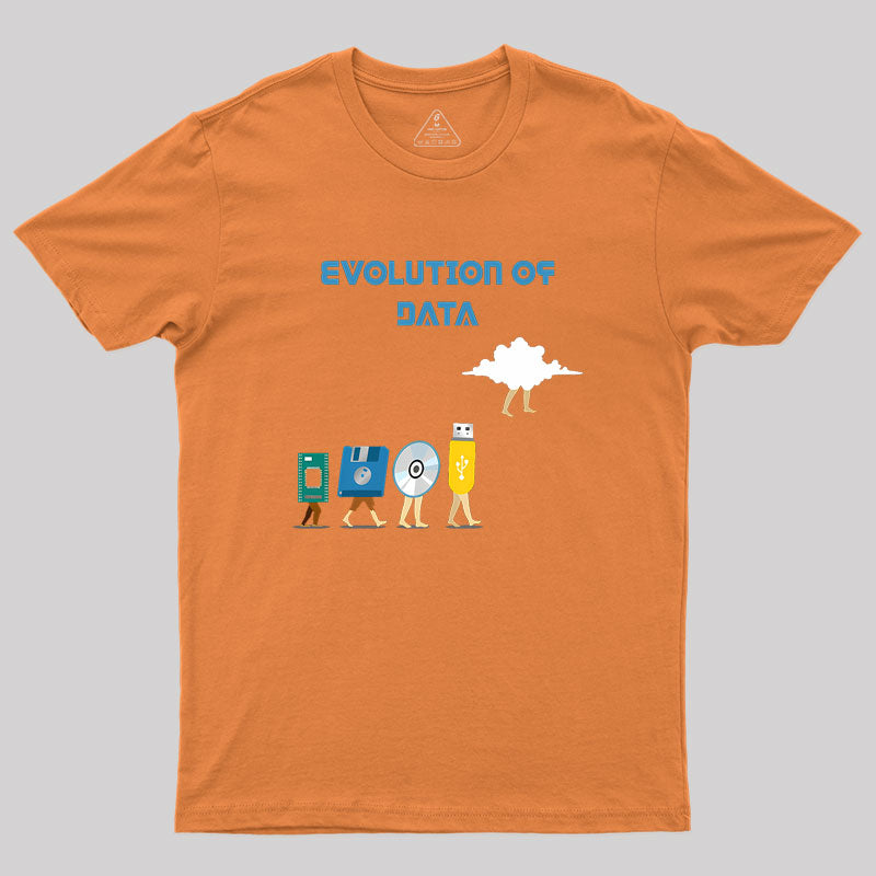 Data Evolution Data Pun Data Scientist Geek T-Shirt