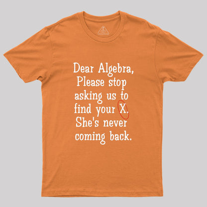 Dear Algebra Geek T-Shirt