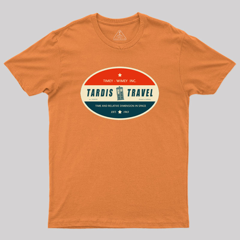 Tardis Travel Geek T-Shirt