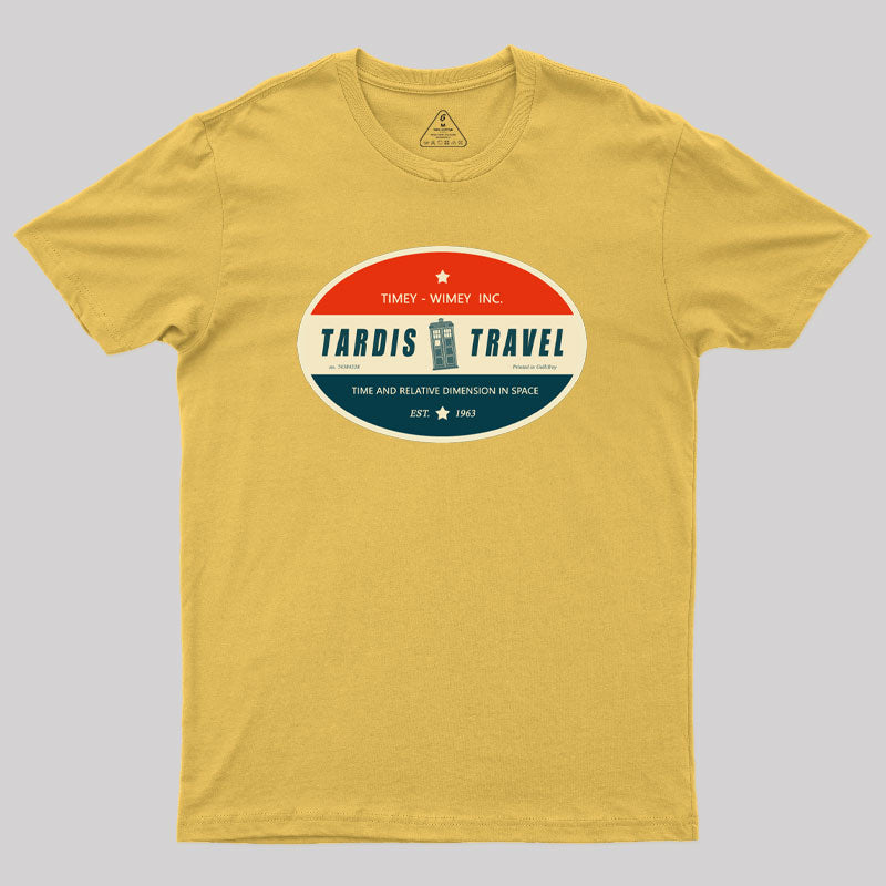 Tardis Travel Geek T-Shirt