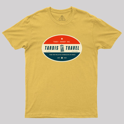 Tardis Travel Geek T-Shirt