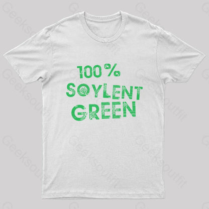 100% Soylent Green Geek T-Shirt White / S