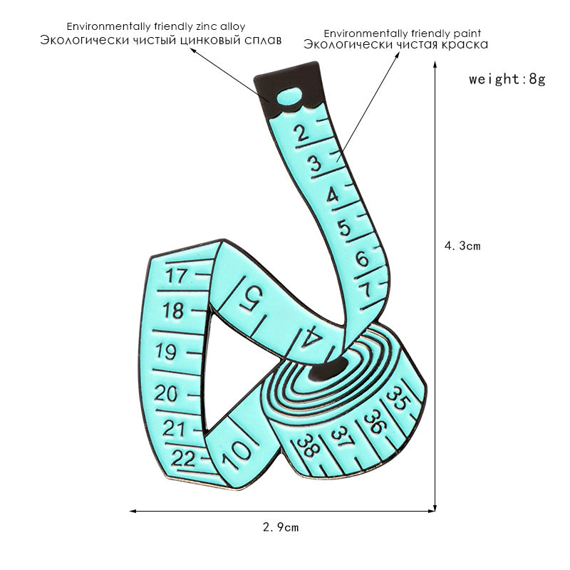 Fun Measuring Tape Pins