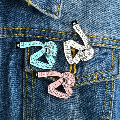 Fun Measuring Tape Pins