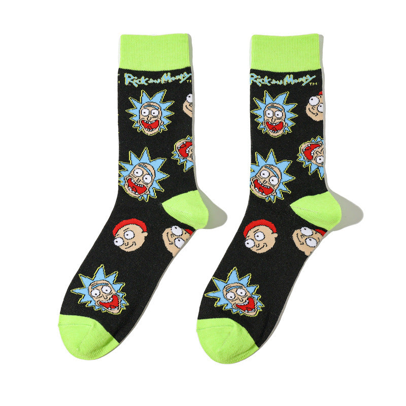 Anime Plus Size Hipster Socks