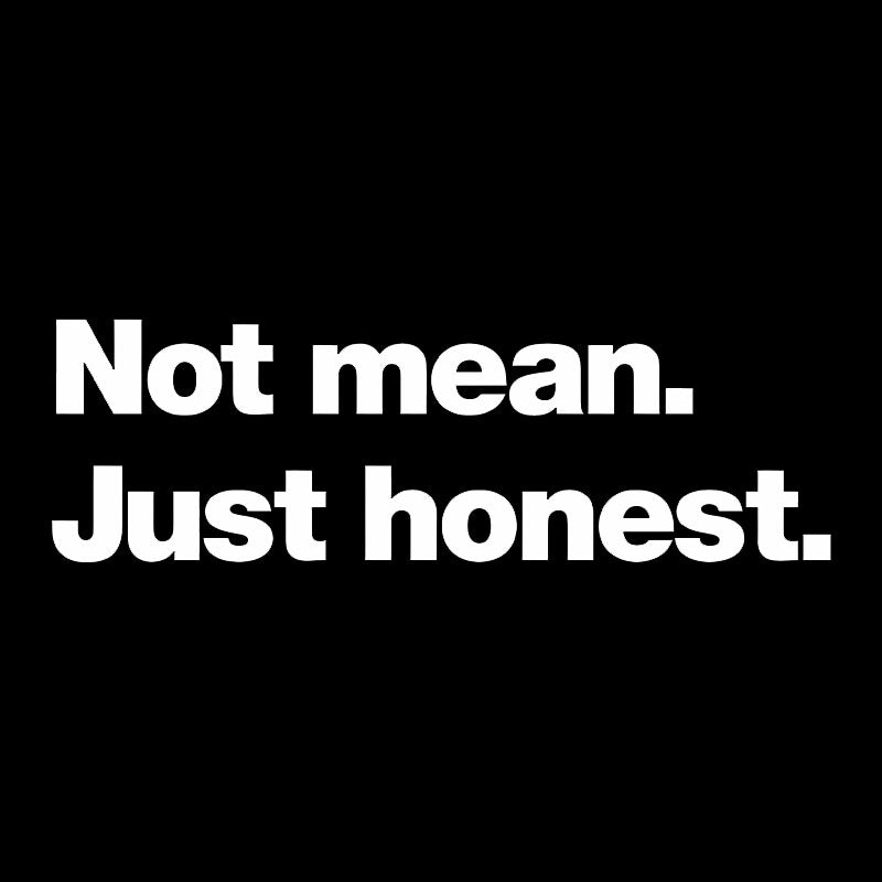 Not Mean. Just Honest Geek T-Shirt