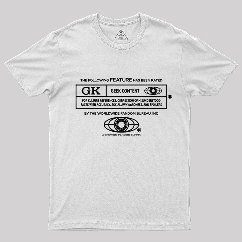 Rated Geek T-Shirt