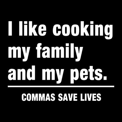 Commas Save Lives Geek T-Shirt