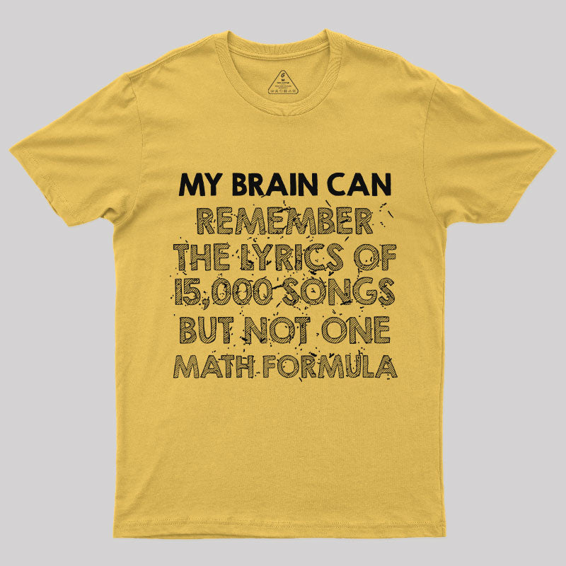 My Brain Can Remember T-Shirt