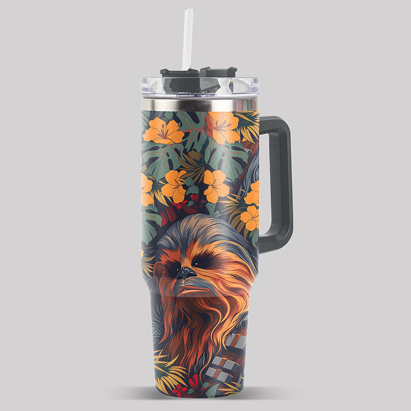 Chewbacca Flowers and Trees 40oz Tumbler