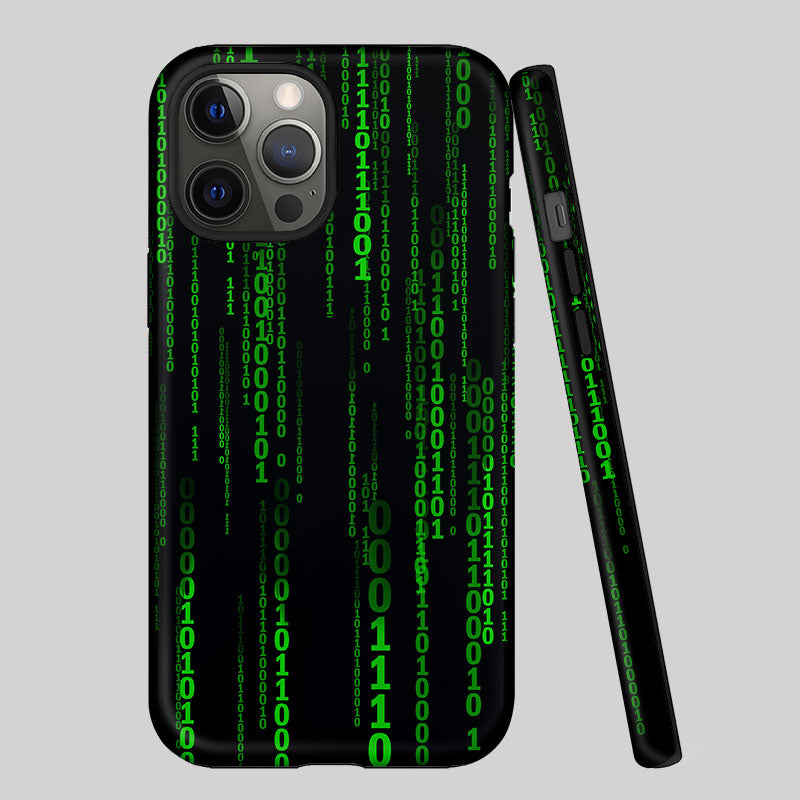 The Matrix Black Green Design Art Geek Phone Case