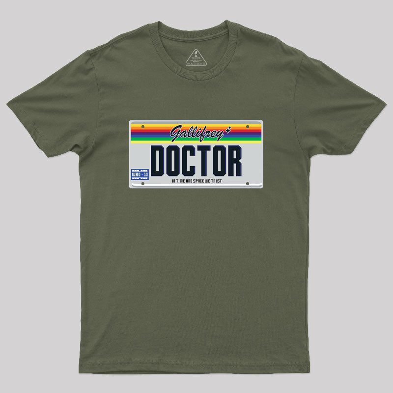 TARDIS and Registration T-Shirt