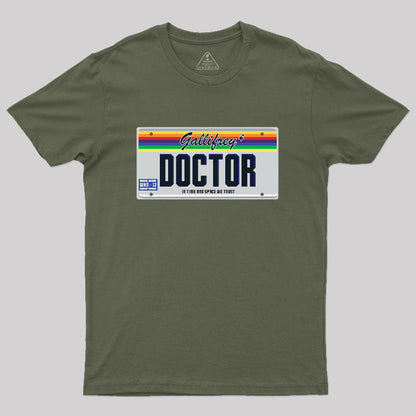 TARDIS and Registration T-Shirt