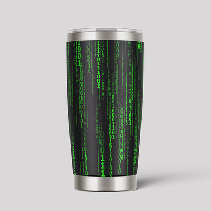 The Matrix Black Green Geeks Tumbler