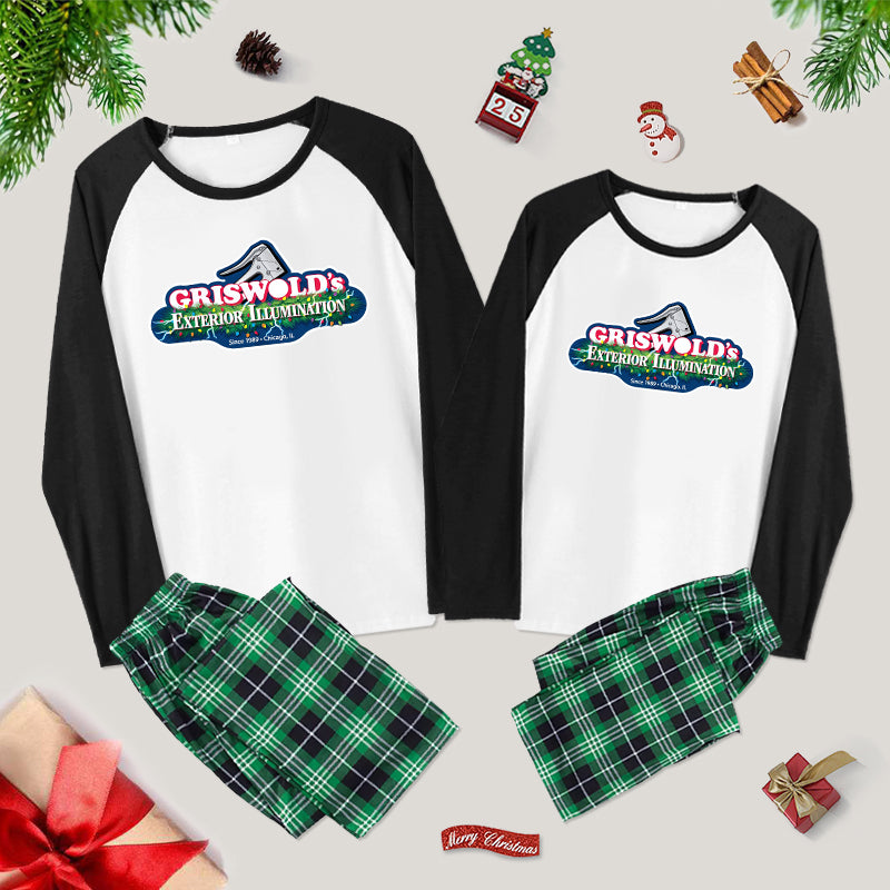 Griswold's Exterior Illumination Family Christmas Pajama Sets