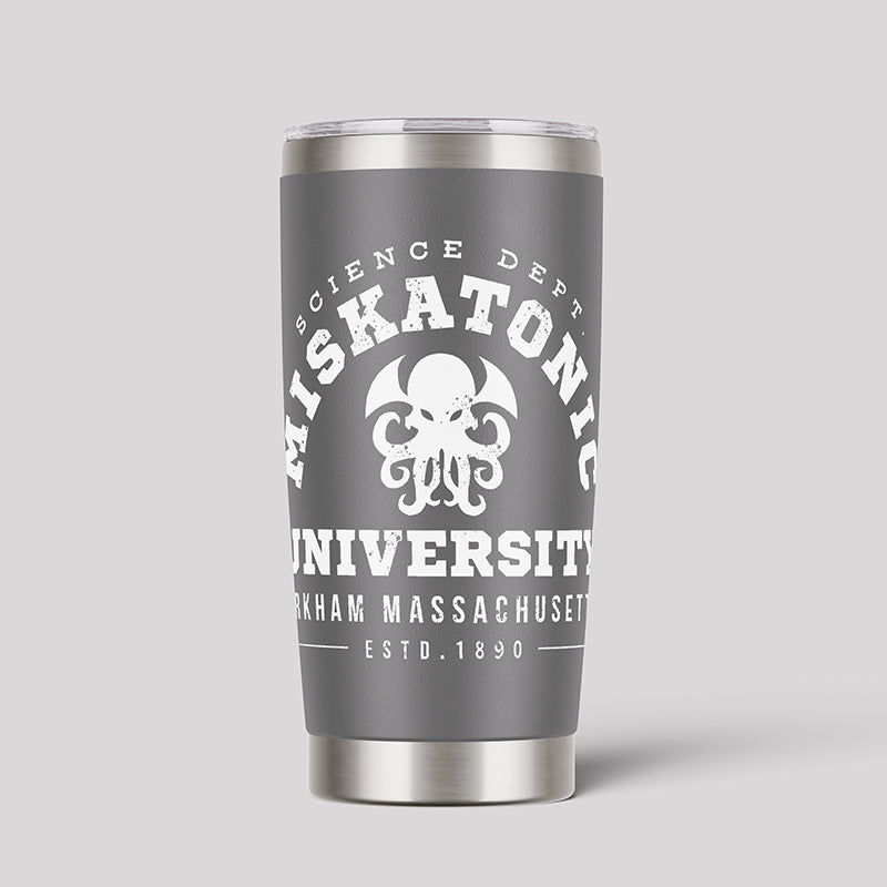 Miskatonic University Science Geeks Tumbler