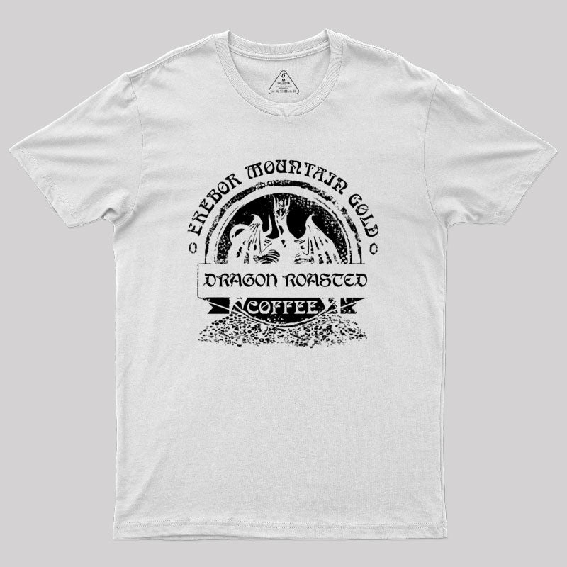 Erebor Mountain Gold Coffee Geek T-Shirt