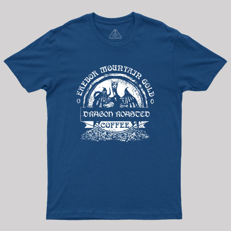 Erebor Mountain Gold Coffee Geek T-Shirt