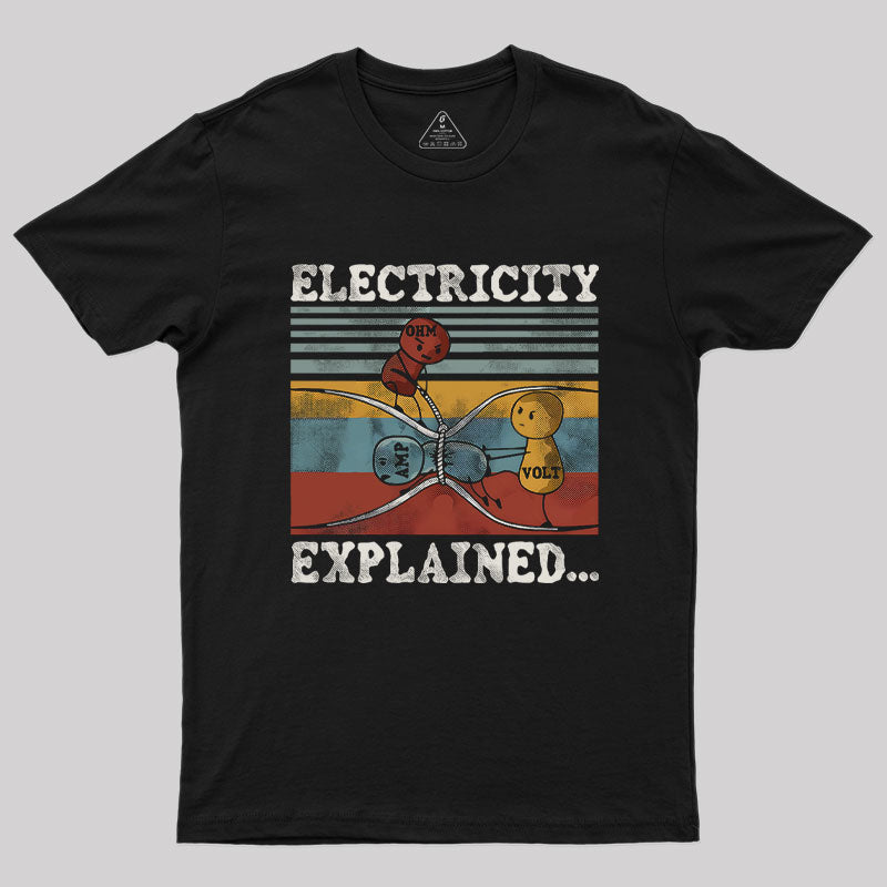 ELECTRICITY EXPLAINED Geek T-Shirt