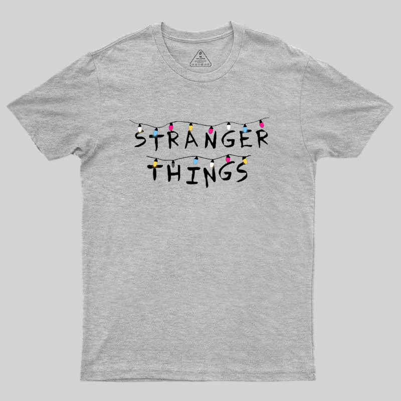 Stranger lights Geek T-Shirt