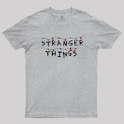 Stranger lights Geek T-Shirt