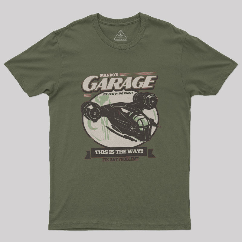 Mando's Garage Geek T-Shirt