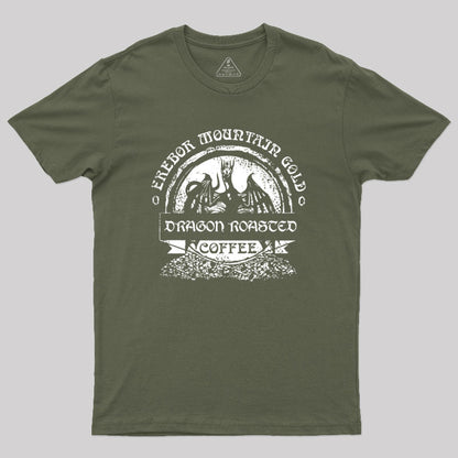 Erebor Mountain Gold Coffee Geek T-Shirt