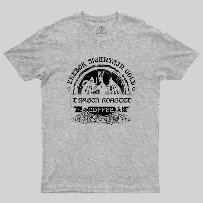 Erebor Mountain Gold Coffee Geek T-Shirt