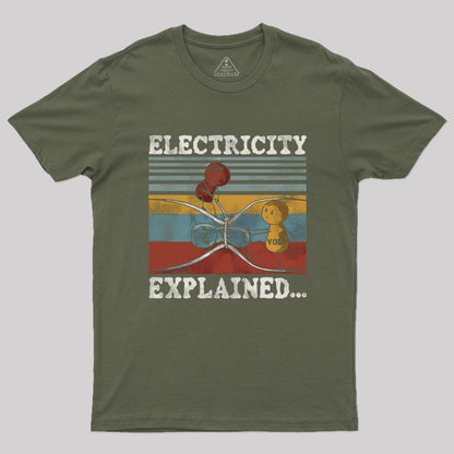 ELECTRICITY EXPLAINED Geek T-Shirt