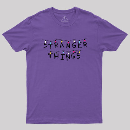 Stranger lights Geek T-Shirt