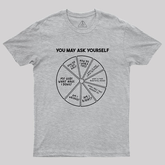 You May Ask Yourself Geek T-Shirt