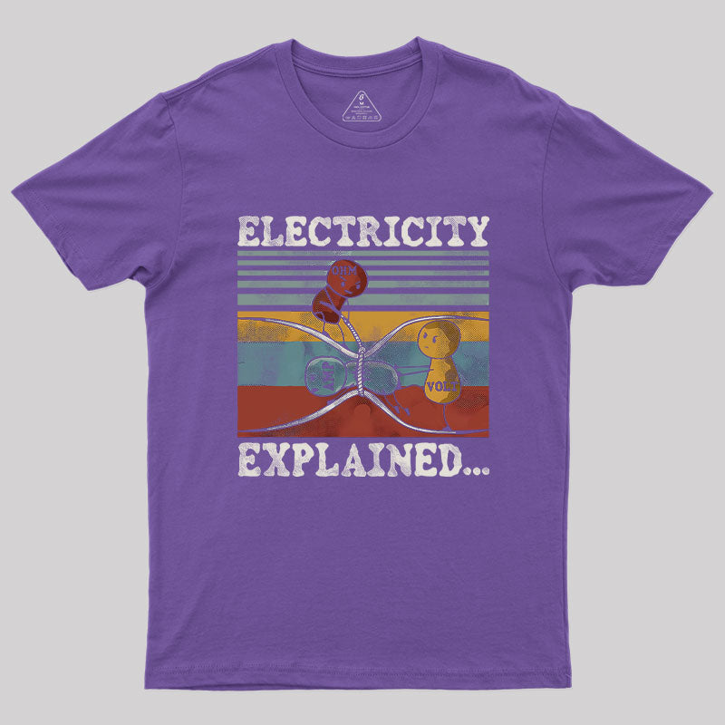 ELECTRICITY EXPLAINED Geek T-Shirt