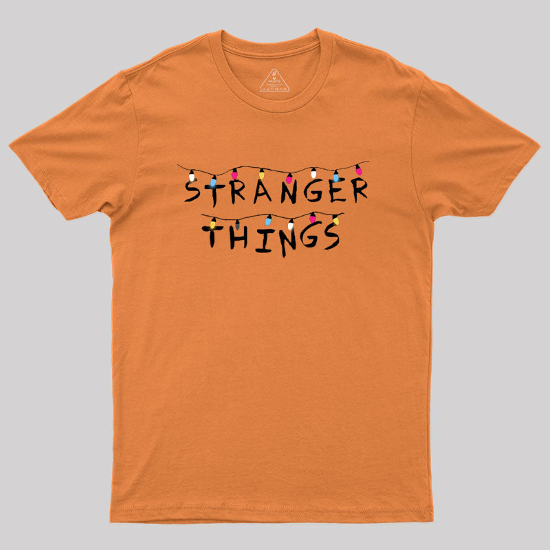 Stranger lights Geek T-Shirt