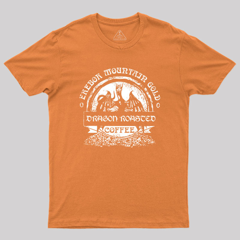 Erebor Mountain Gold Coffee Geek T-Shirt