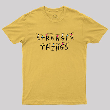 Stranger lights Geek T-Shirt