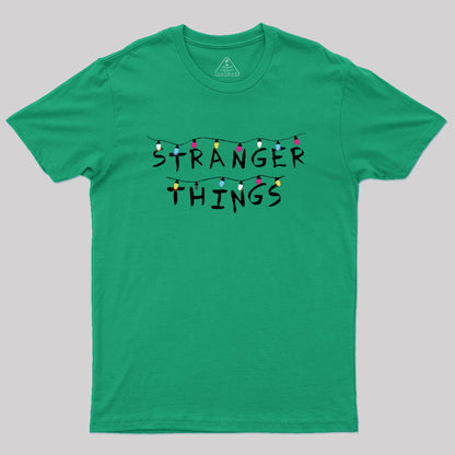 Stranger lights Geek T-Shirt