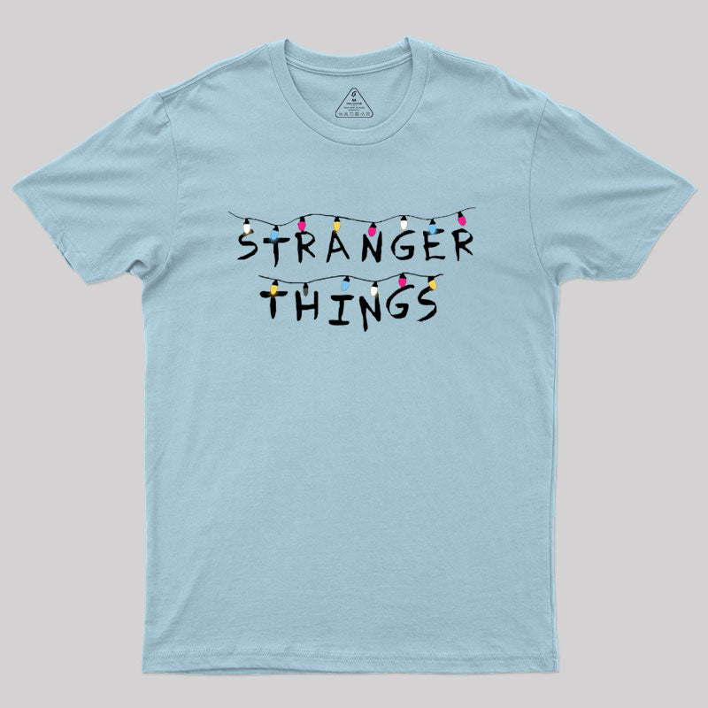 Stranger lights Geek T-Shirt